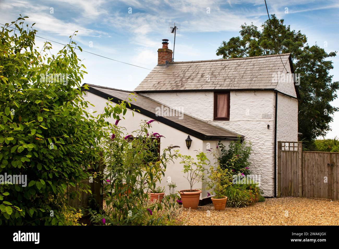 Regno Unito, Inghilterra, Oxfordshire, Juniper Hill, Lane End, casa d'infanzia dell'autrice Flora Thomson di Lark Rise Foto Stock
