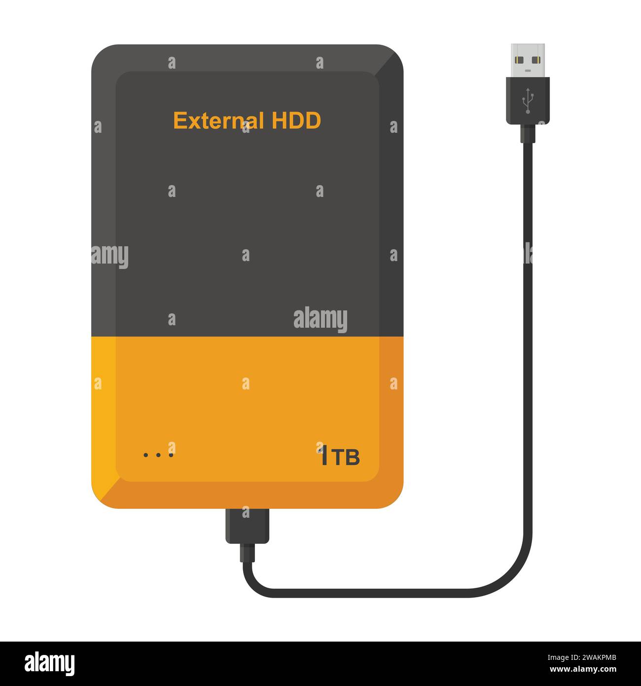 Illustrazione vettoriale astratta del disco rigido esterno. Dispositivo di  memorizzazione dati, hdd di memorizzazione esterna, disco rigido portatile,  backup PC, memoria flash, comp Immagine e Vettoriale - Alamy