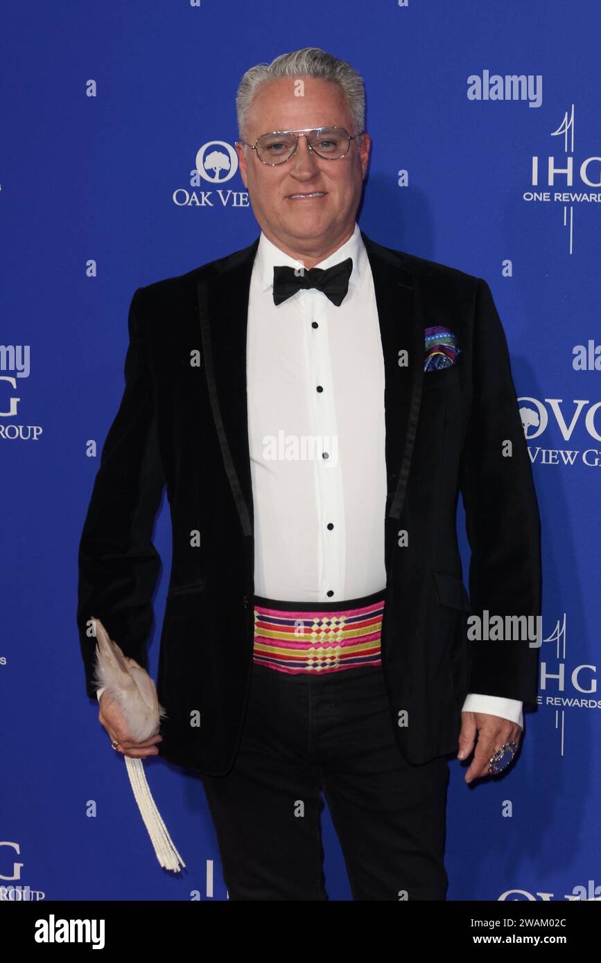 Il Chad Renfropartecipa al 35° annuale Palm Springs International Film Awards al Palm Springs Convention Center il 4 gennaio 2024 a Palm Springs, California. Foto: Crash/imageSPACE/Sipa USA credito: SIPA USA/Alamy Live News Foto Stock