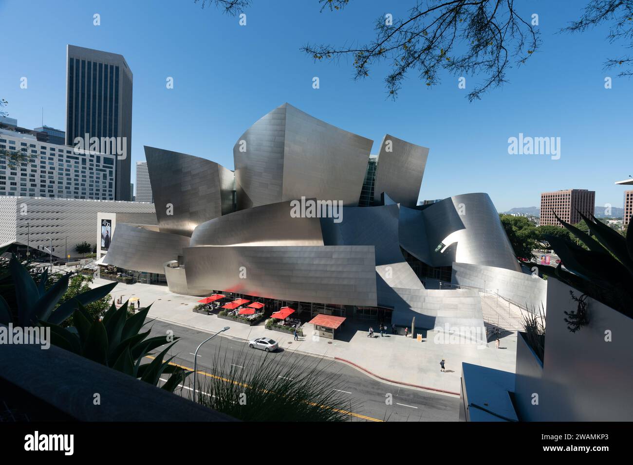 Walt Disney Concert Hall a Los Angeles, CALIFORNIA Foto Stock