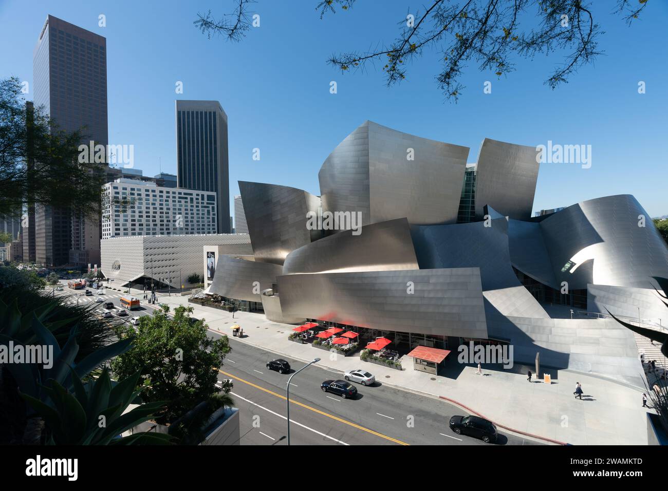 Walt Disney Concert Hall a Los Angeles, CALIFORNIA Foto Stock