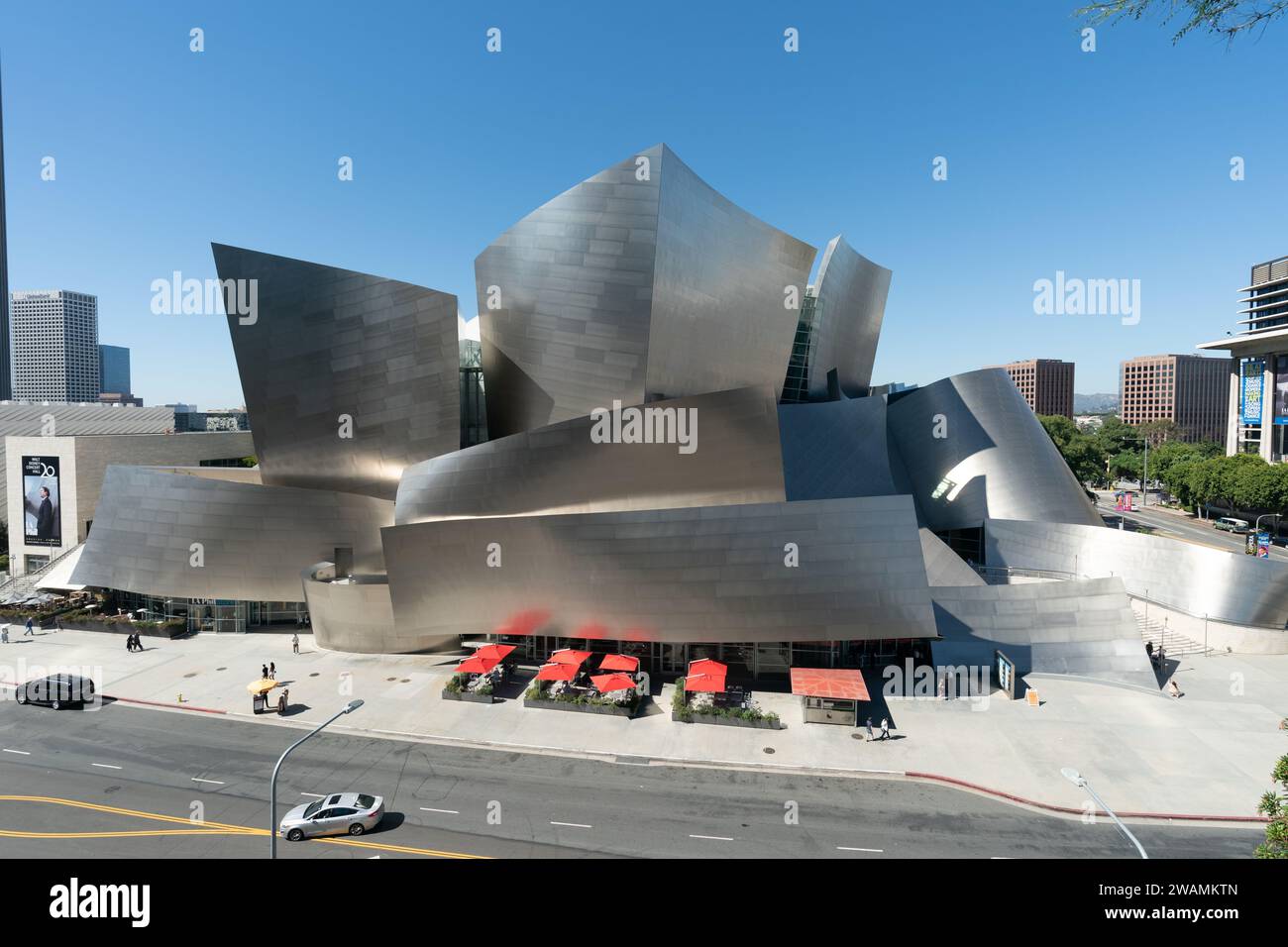 Walt Disney Concert Hall a Los Angeles, CALIFORNIA Foto Stock