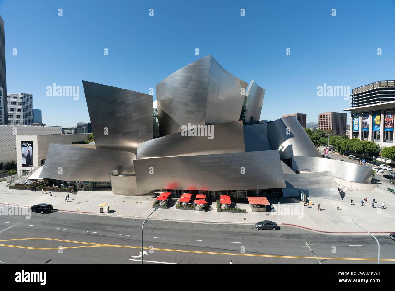 Walt Disney Concert Hall a Los Angeles, CALIFORNIA Foto Stock