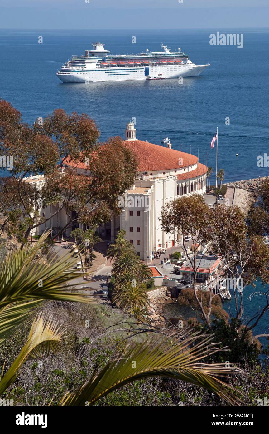 Nave da crociera, Catalina, Los Angeles, California, USA Foto Stock