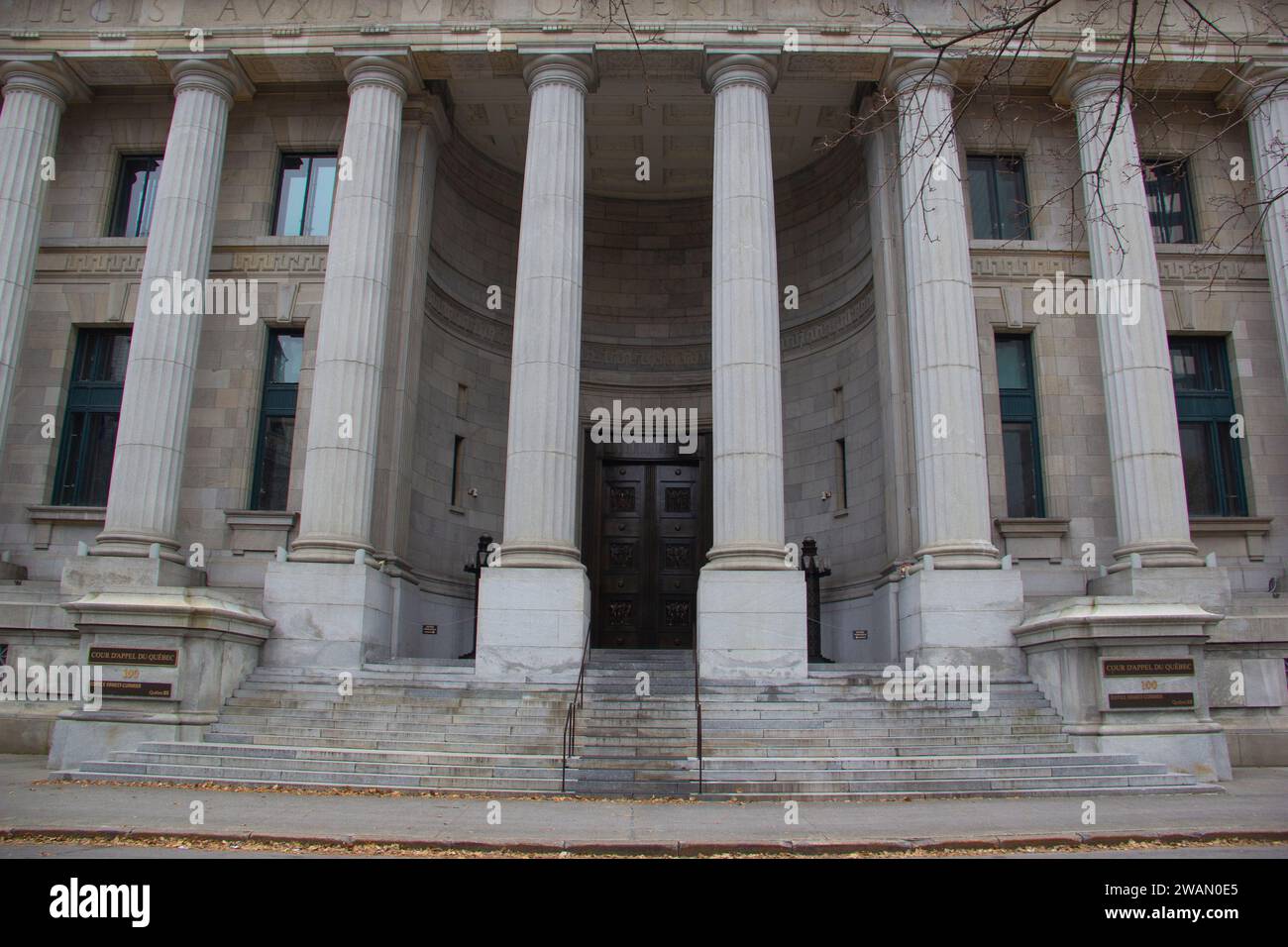 Vecchio tribunale di Montreal Foto Stock