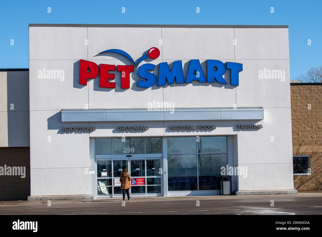 Forest Lake, Minnesota. Negozio PetSmart. PetSmart è una catena americana di superstore per animali domestici che vendono prodotti, servizi e piccoli animali domestici. Foto Stock