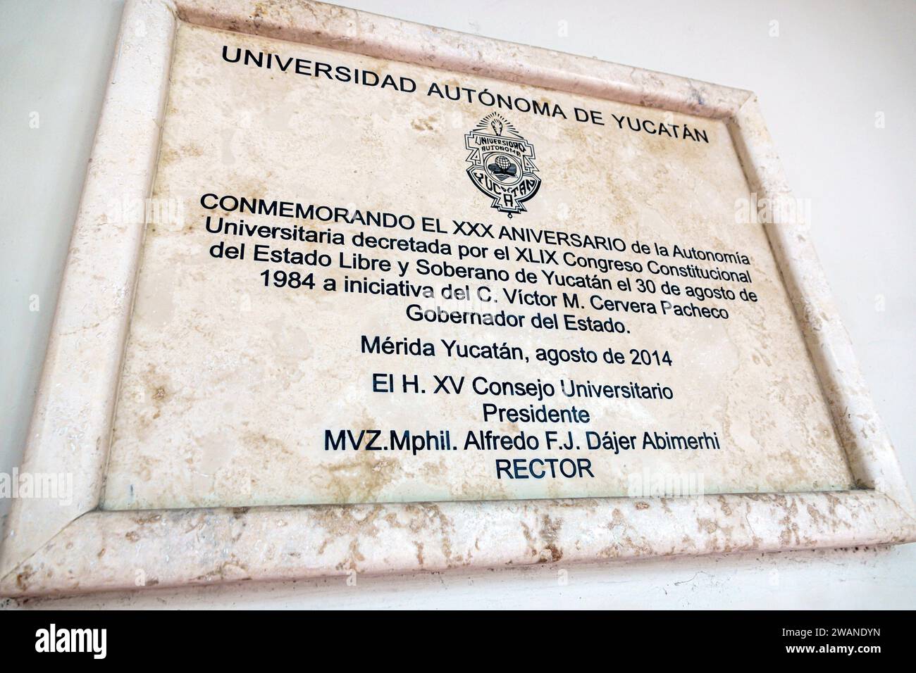 Merida Mexico, centro storico, centro culturale Universitario de la Universidad Autonoma de Yucatan, università autonoma, ann Foto Stock