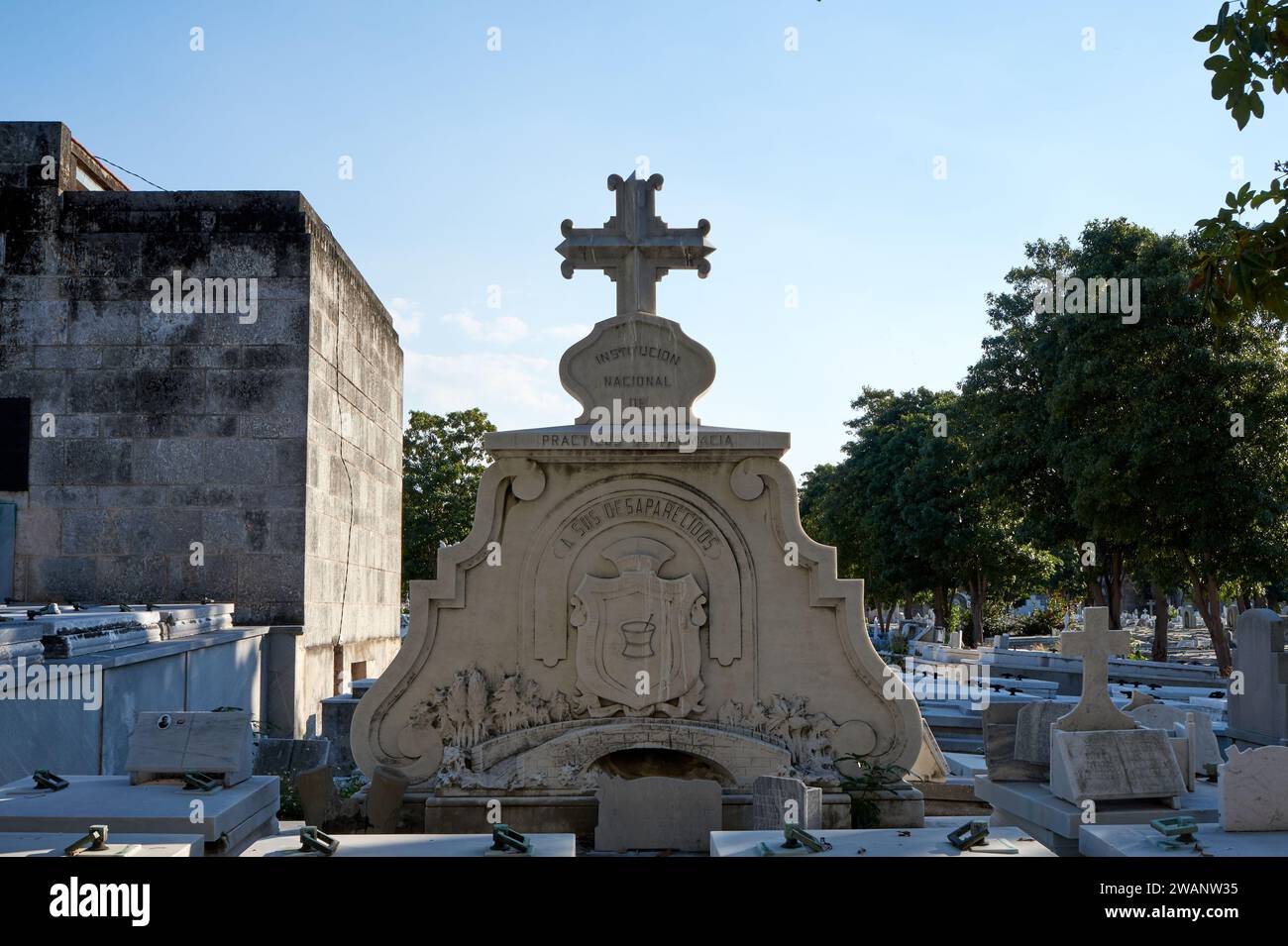 Monumento funerario del colon. Monumento nazionale di Cuba. Foto Stock