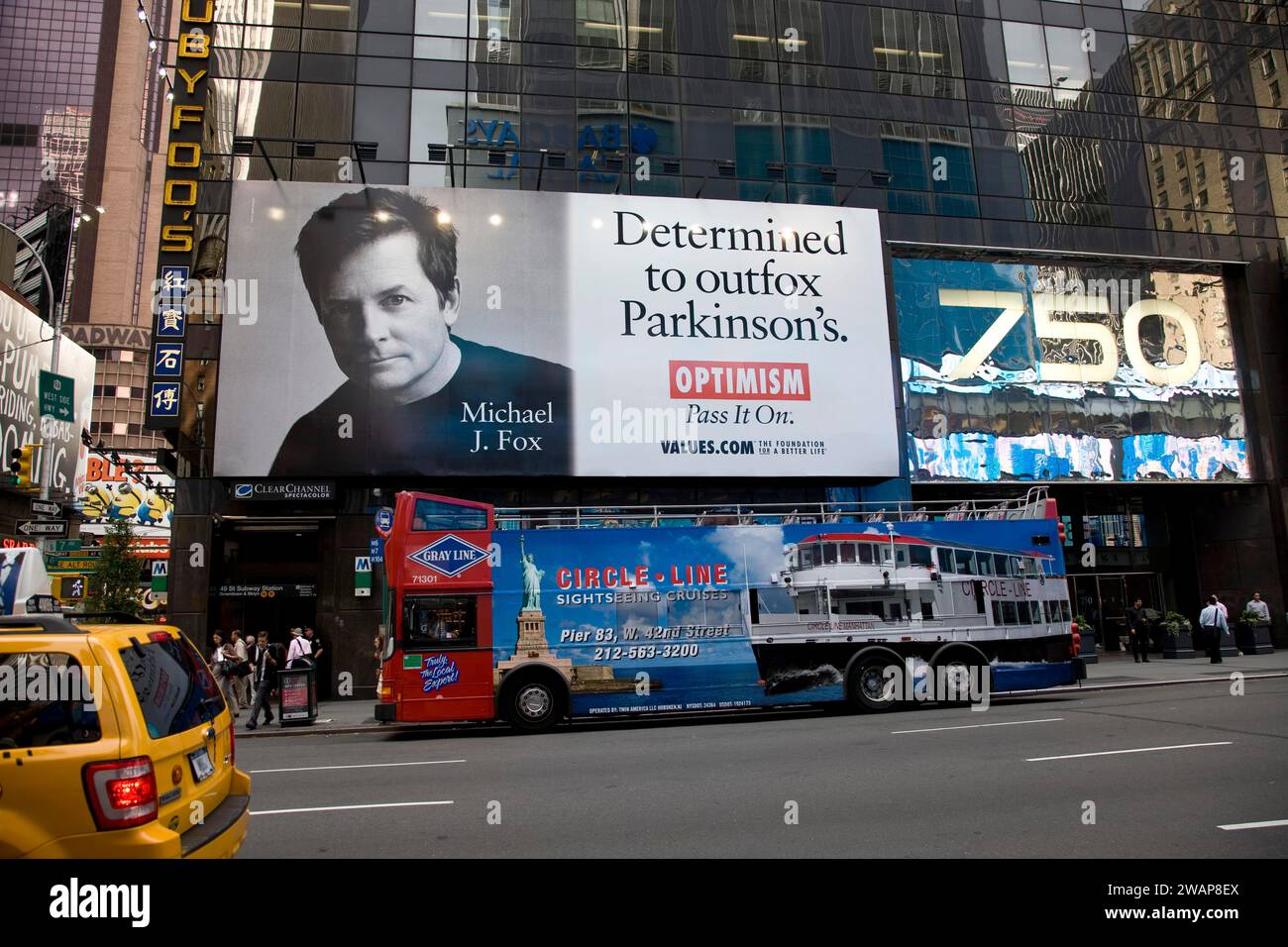 Times Square a New York Foto Stock