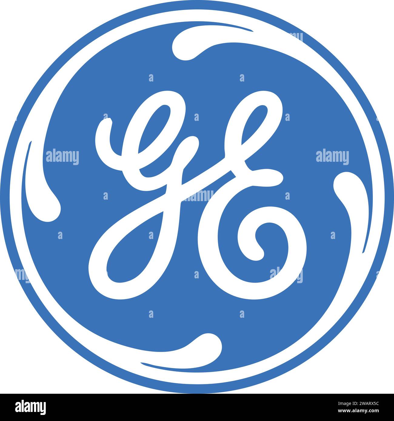 Logo General Electric in Vector | cartello General Electric Illustrazione Vettoriale