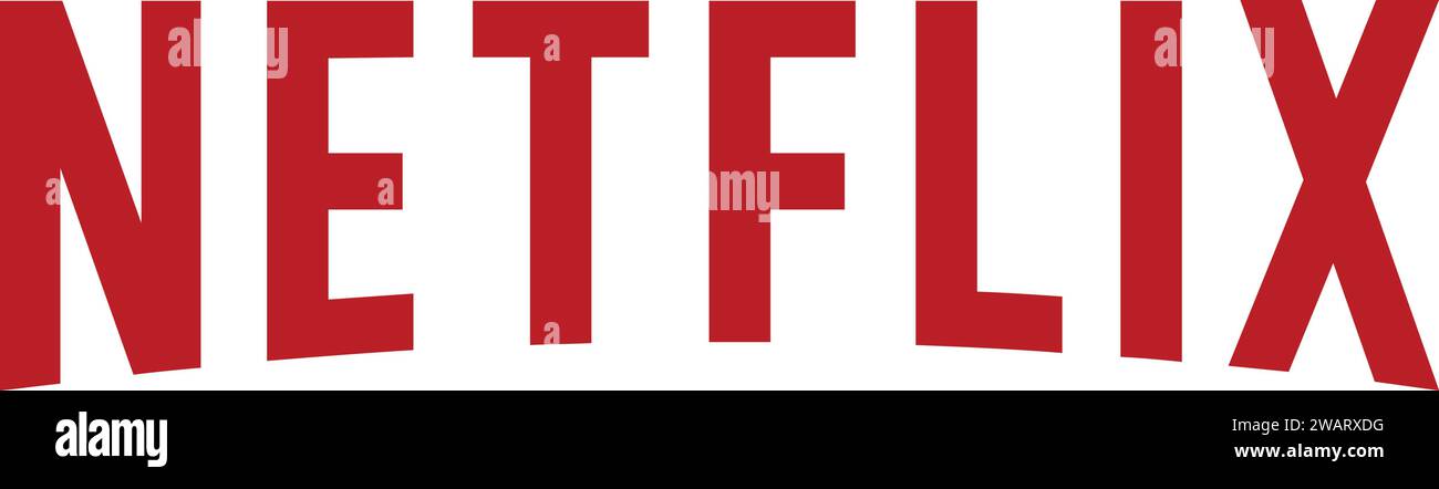 Logo Netflix in vettoriale | icona Netflix | icona lettera modello grafico Illustrazione Vettoriale