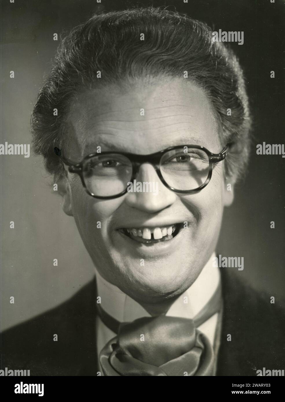 Attore danese sorridente, Danimarca anni '1950 Foto Stock