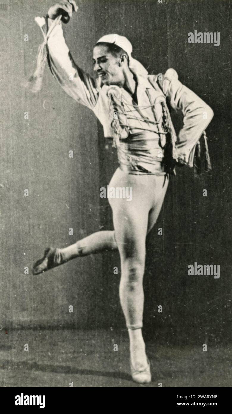Ballerino e coreografo georgiano Vakhtang Chabukiani in Laurensia, Leningrado, Russia 1939 Foto Stock