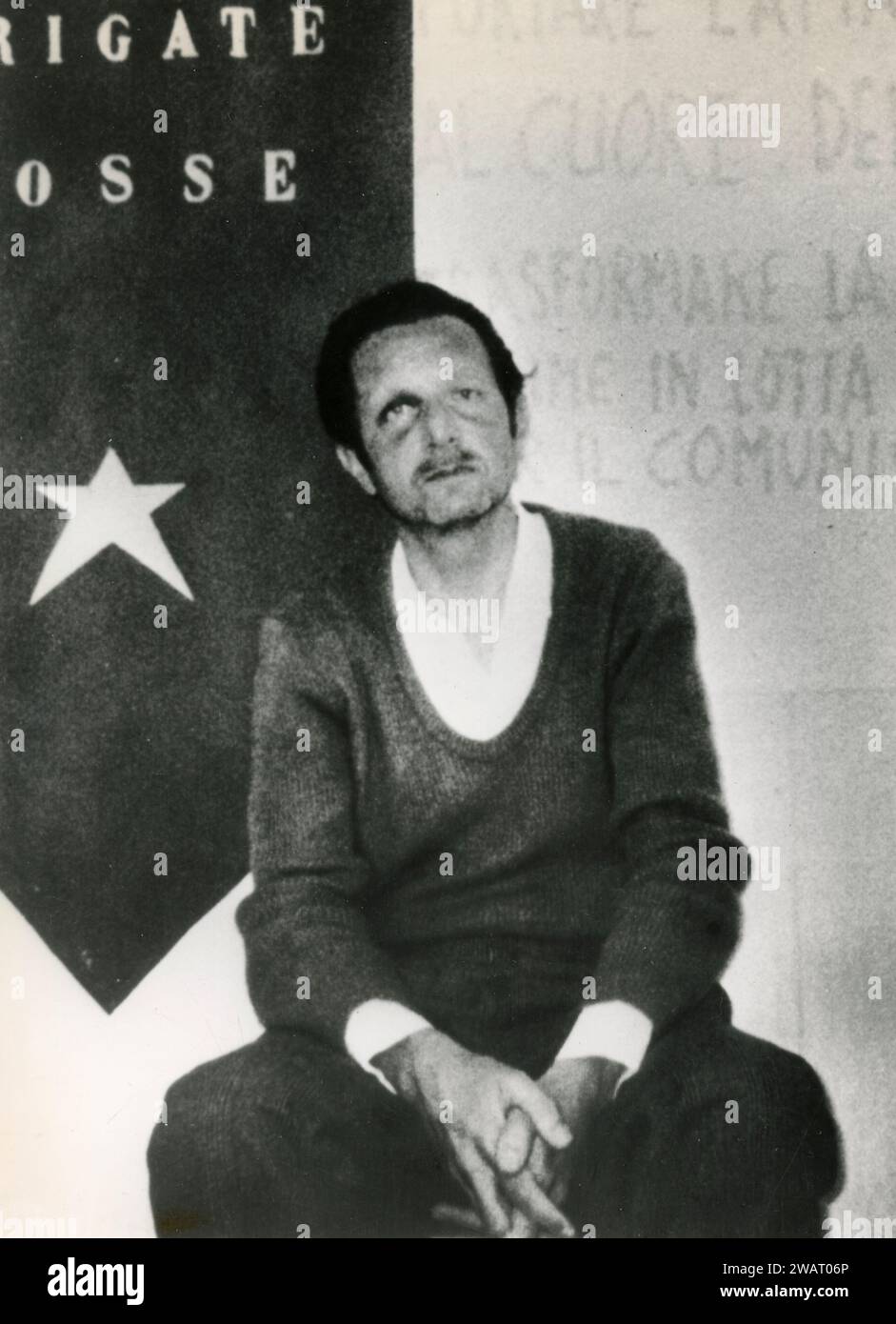 Il magistrato e politico italiano Mario fossi rapito dall'organizzazione terroristica delle Brigate rosse, Italia 1974 Foto Stock