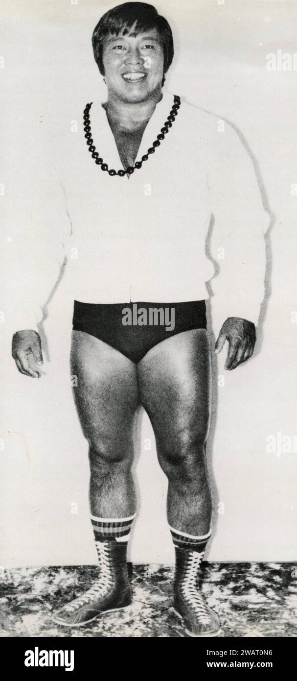 Il wrestler professionista americano Dean ho, USA 1970s Foto Stock