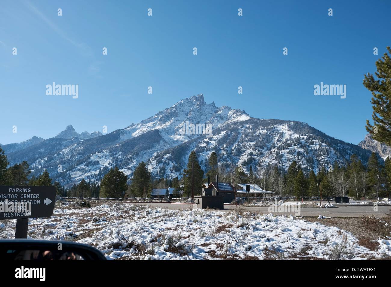 Grand Teton Peaks Foto Stock