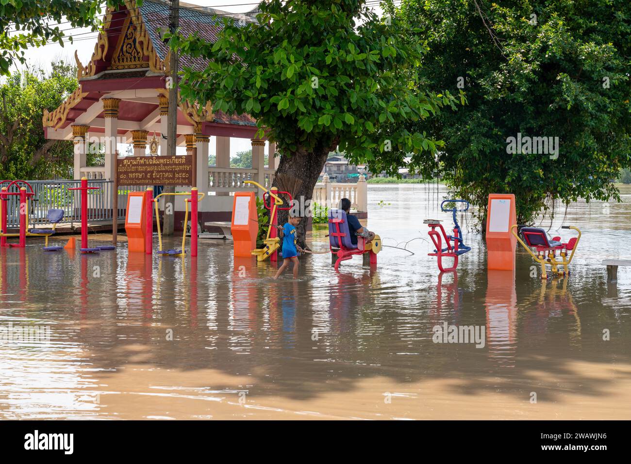 Inondazioni, fiumi e disastri naturali Foto Stock