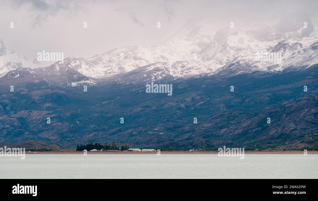 Estancia Cristina, Lago Argentino, Parque Nacional Los Glaciares, Patagonia, Argentina Foto Stock