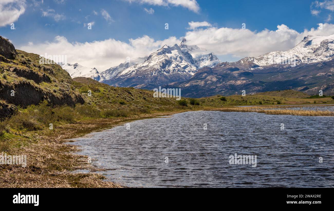 Estancia Cristina, Lago Argentino, Parque Nacional Los Glaciares, Patagonia, Argentina Foto Stock