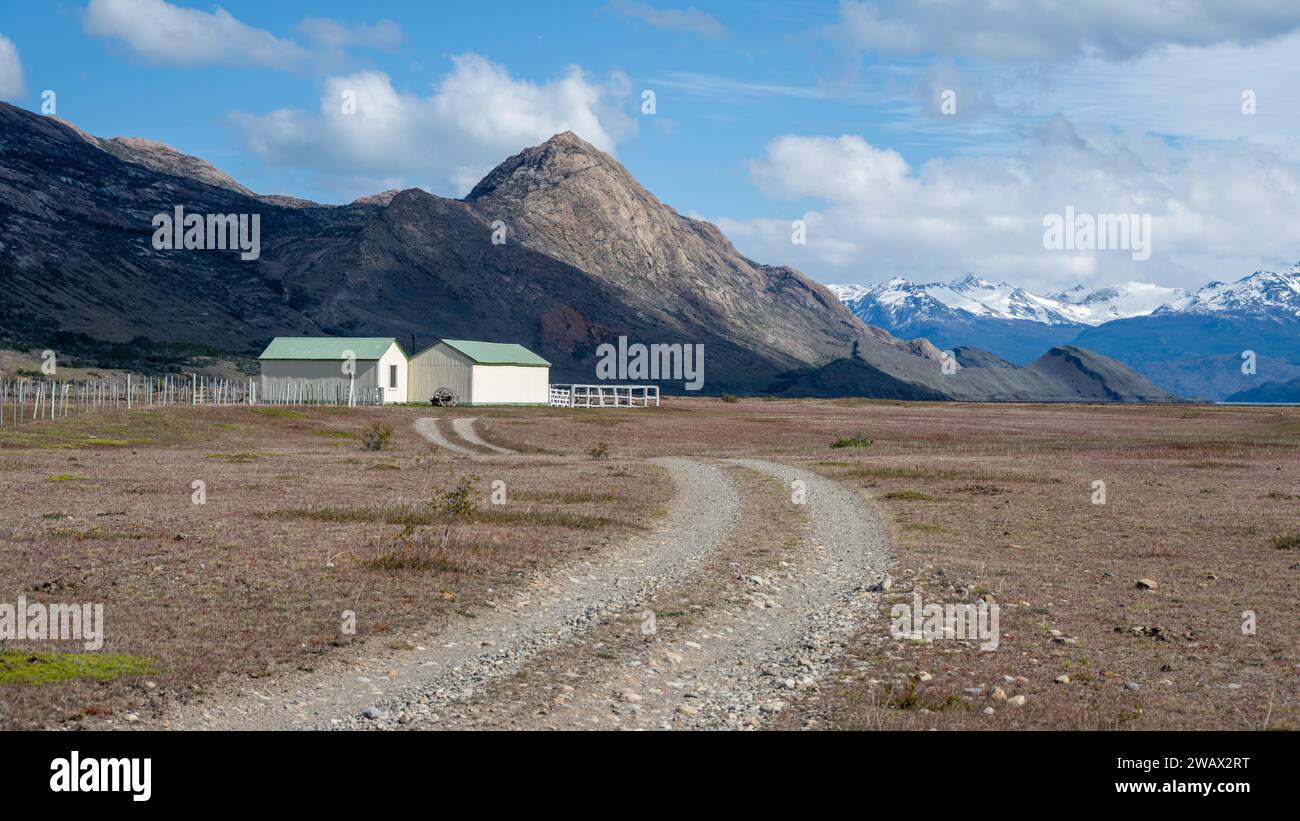 Estancia Cristina, Lago Argentino, Parque Nacional Los Glaciares, Patagonia, Argentina Foto Stock