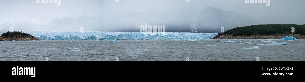 Ghiacciaio Perito Moreno, Los Glaciers NP, El Califate, Argentina Foto Stock