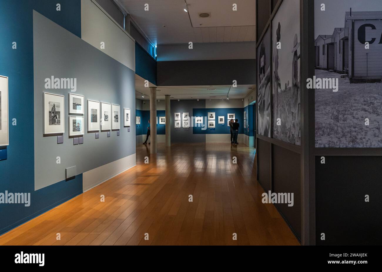 Mostra fotografica della famosa fotografa americana Dorothea Lange al Museo Civico di Bassano del Grappa, Veneto, Italia Foto Stock