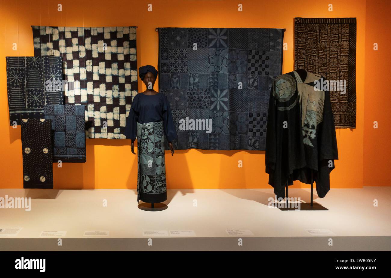 Mostra Africa Fashion al Brooklyn Museum di Brooklyn New York Foto Stock