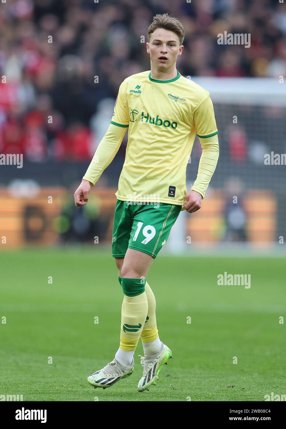 Londra, Regno Unito. 7 gennaio 2024. George Tanner di Bristol City durante la partita di fa Cup al London Stadium. Il credito fotografico dovrebbe leggere: Paul Terry/Sportimage Credit: Sportimage Ltd/Alamy Live News Foto Stock