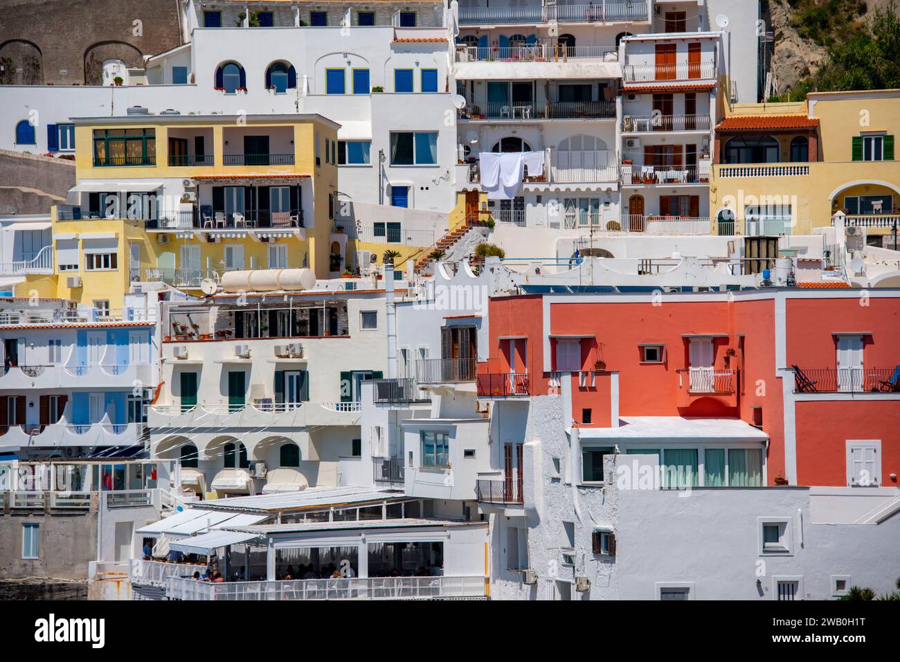 Porto di Sant'Angelo - Isola d'Ischia - Italia Foto Stock