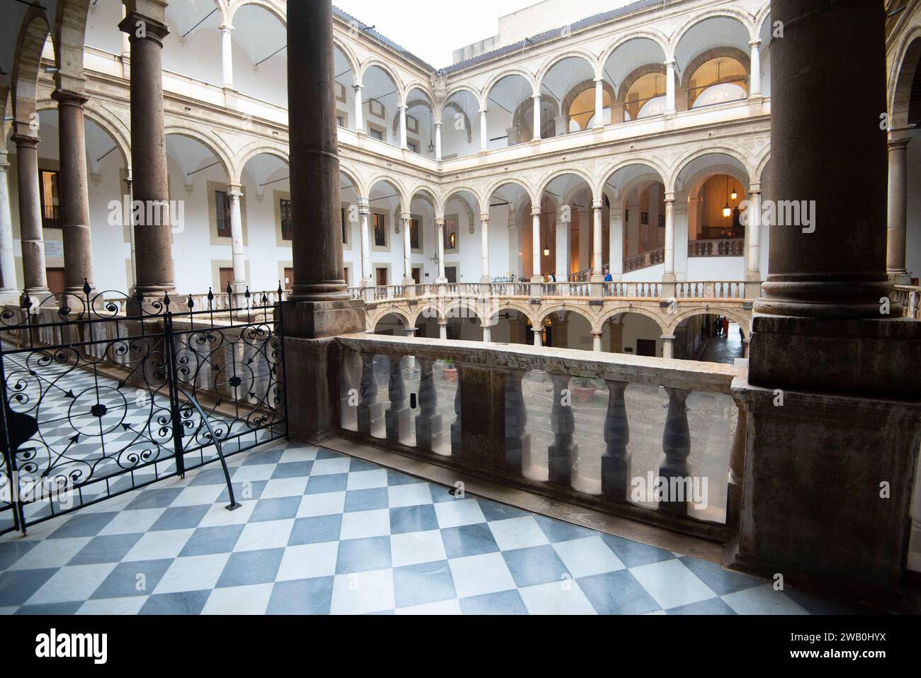 Palazzo Normanno a Palermo - Sicilia - Italia Foto Stock