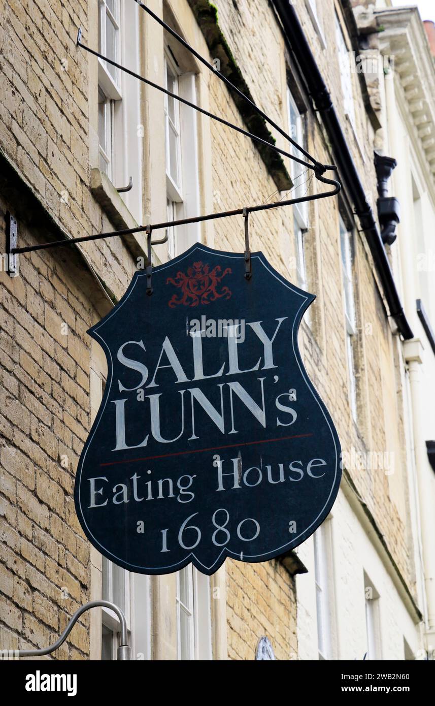 Sally Lunn's Eating House, Bath, Somerset. Foto Stock