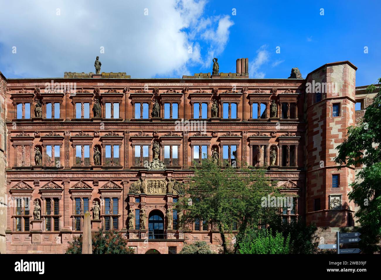 Castello di Heidelberg, ala Friedrich, Museo della Farmacia della Germania, Heidelberg, Baden Wurttemberg, Germania Foto Stock