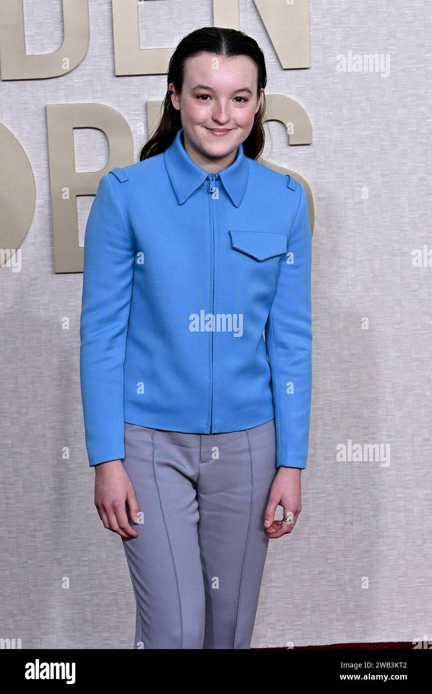 Bella Ramsey bei der Verleihung der 81. Golden Globe Awards al Beverly