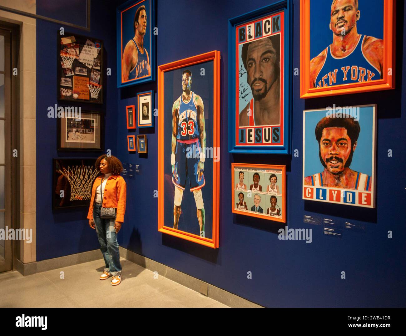 Spike Lee: Installazione di oggetti con sorgenti creative presso il Brooklyn Museum di Brooklyn New York Foto Stock