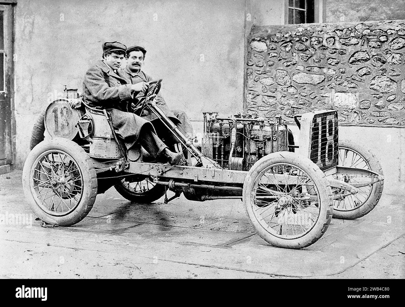 Prima edizione della 24 ore di le Mans endurance sport car race (24 heures du Mans). 26 e 27 giugno 1906. Foto di Jean de Biré credito: Photo12/Collection F. Proust Foto Stock