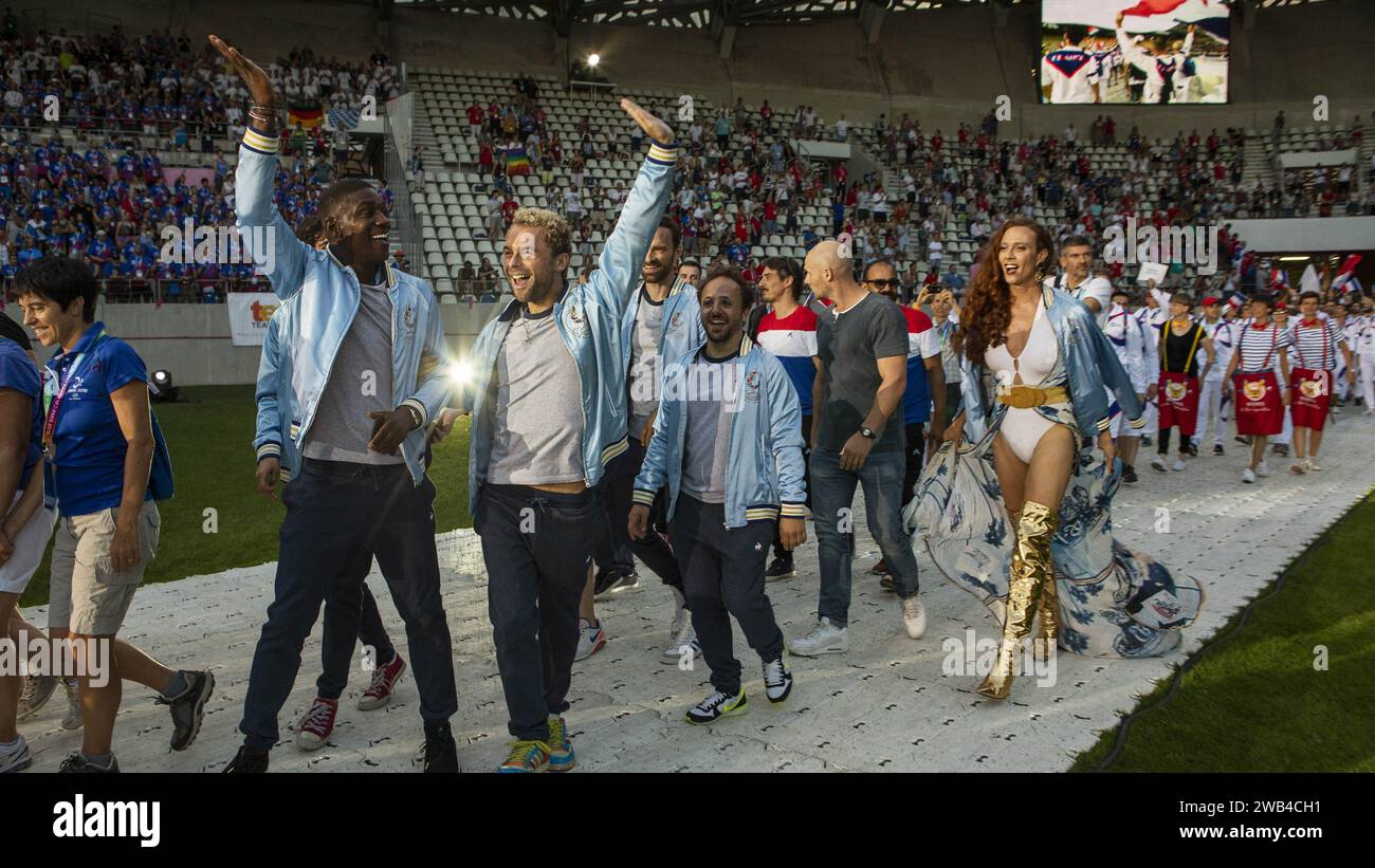 Les Crevettes pailletées anno : 2019 Francia Direttore : Maxime Govare, Cédric le Gallo David Baiot, Geoffrey Couët, Alban Lenoir, Romain Lancry, Nicolas Gob, Romain Brau Foto Stock