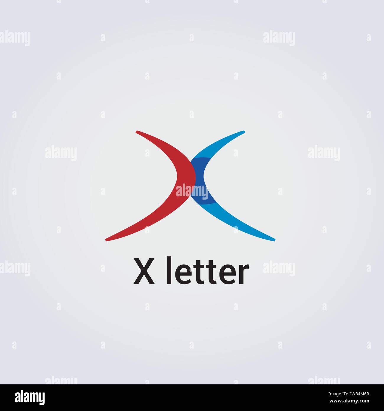 Design di icone a X lettere singolo logo isolato marchio identità aziendale vari colori modello modificabile monogramma vettoriale emblema illustrazione Illustrazione Vettoriale