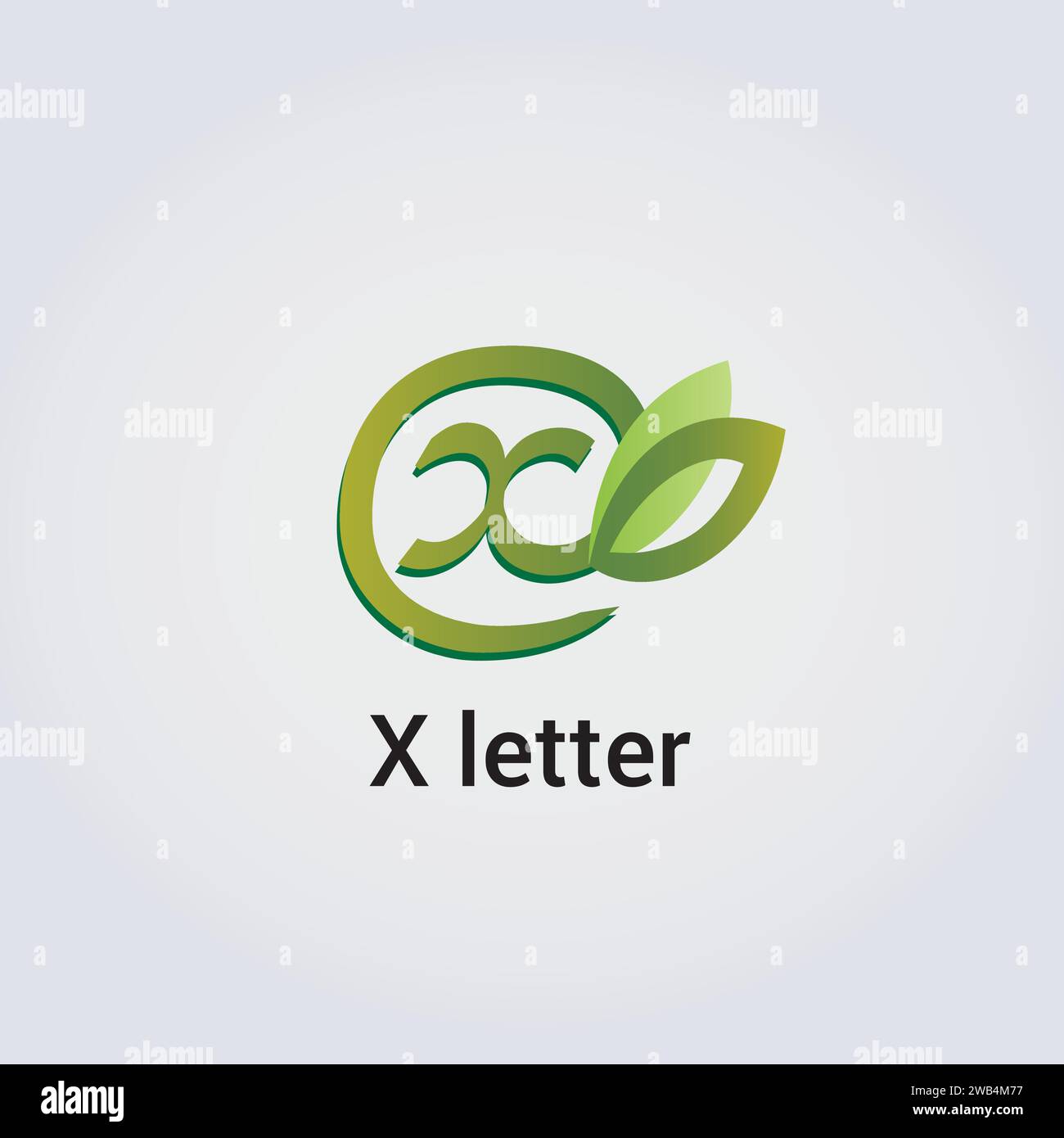 Design di icone a X lettere singolo logo isolato marchio identità aziendale vari colori modello modificabile monogramma vettoriale emblema illustrazione Illustrazione Vettoriale