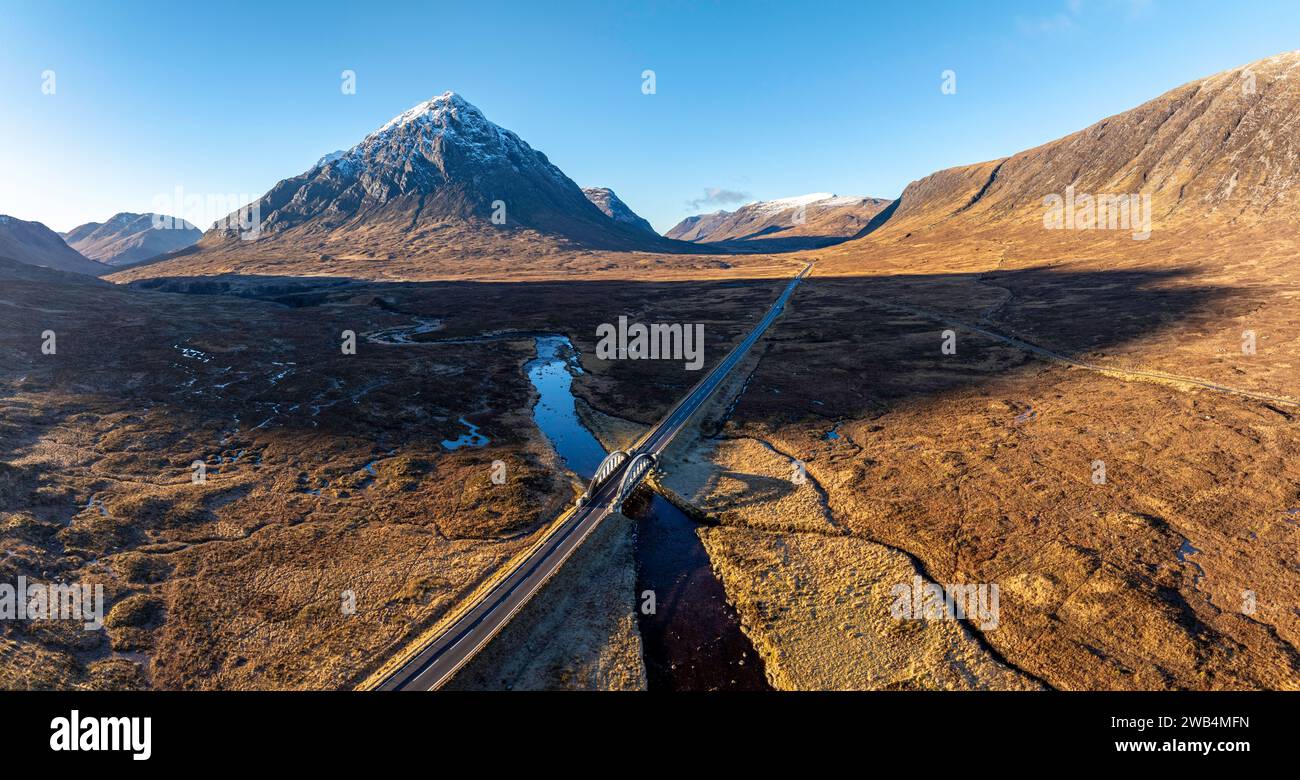 Rannoch Moor & Glencoe, Scozia, Regno Unito Foto Stock