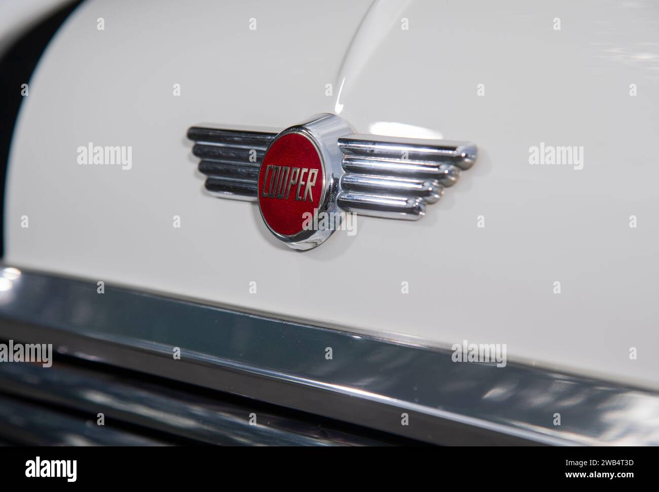 La Mini Cooper degli anni '1990 è una classica auto britannica Foto Stock