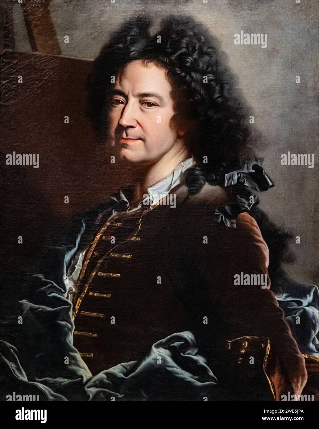 (Narbonne) Hyacinthe Rigaud - Autoritratto Foto Stock