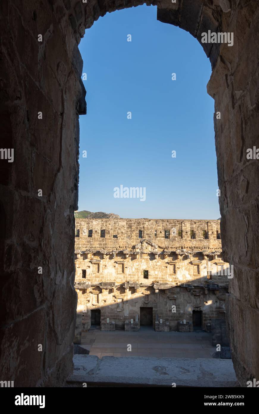 Teatro Aspendos, anfiteatro Aspendos Foto Stock