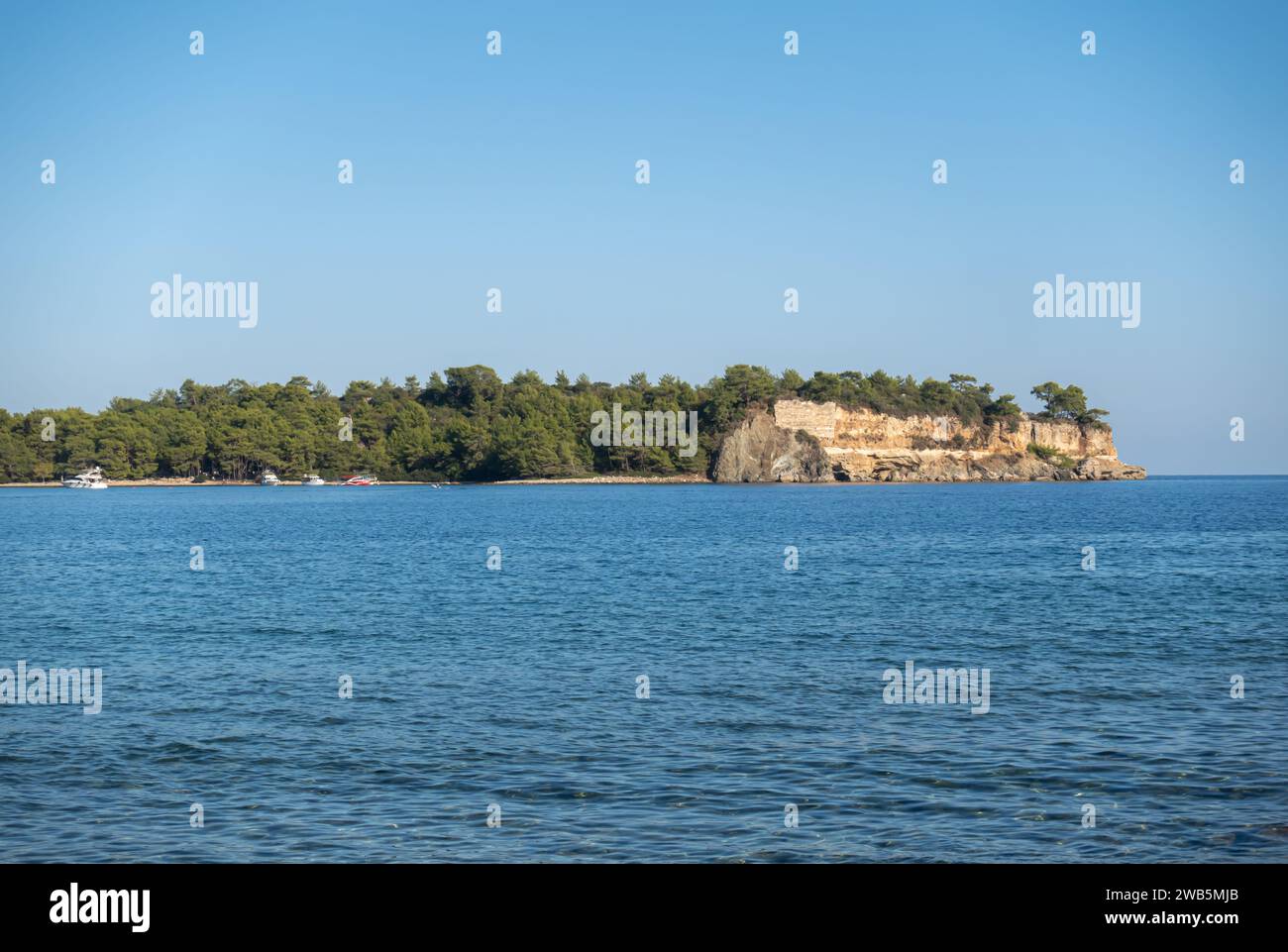 Baia di Antalya a Tekirova Kemer/Antalya, Türkiye turchia, costa mediterranea Foto Stock