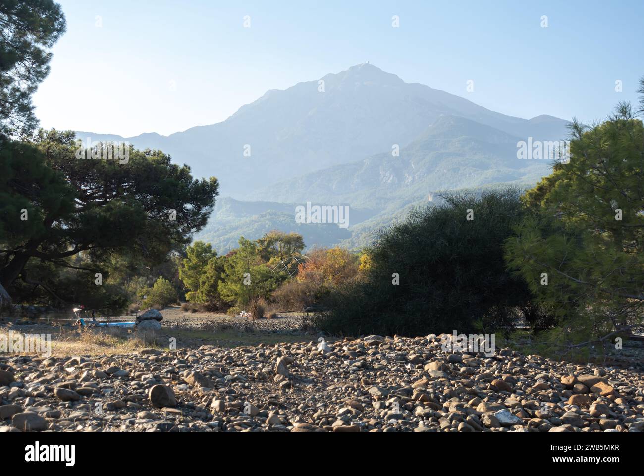 Vista sul monte Tekirova Kemer/Antalya, Türkiye turchia Foto Stock