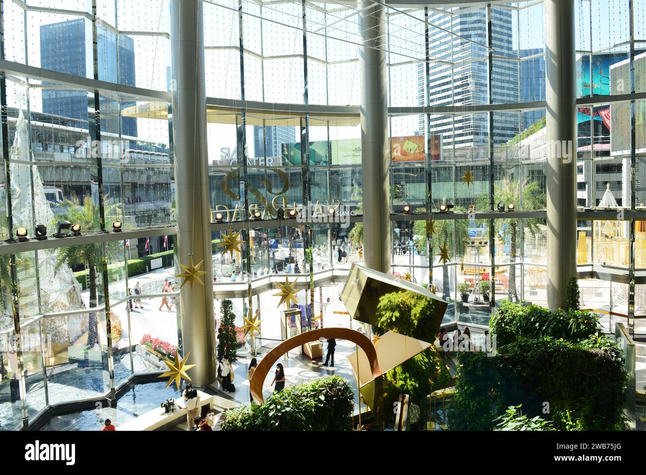 Il centro commerciale Siam Paragon. Bangkok, Thailandia. Foto Stock