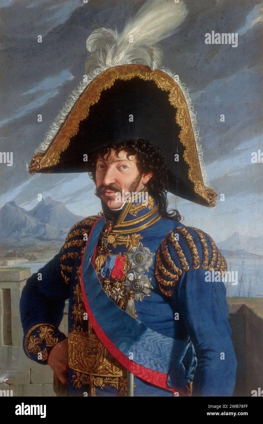 Gioacchino Murat in abito militare. Foto Stock