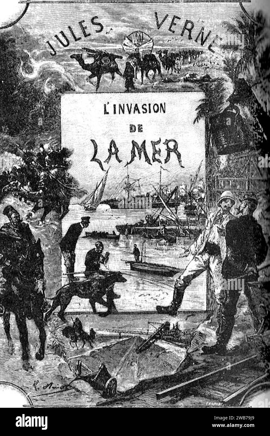 "Invasione del mare" di Léon Benett 01. Foto Stock