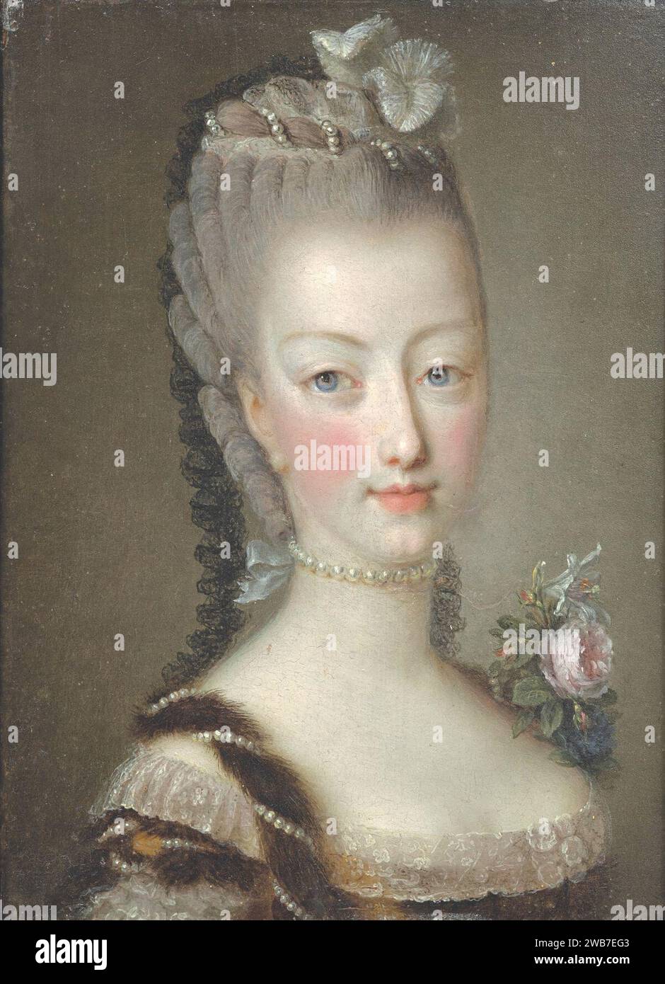 Marie Antoinette di Jean Martial Frédou. Foto Stock