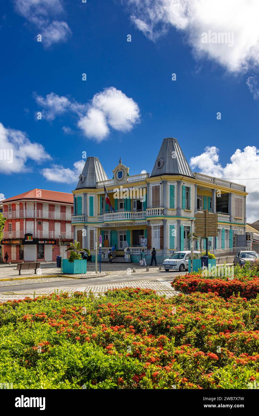 GUADALUPA, GRANDE-TERRE, LE MOULE, MUNICIPIO Foto Stock
