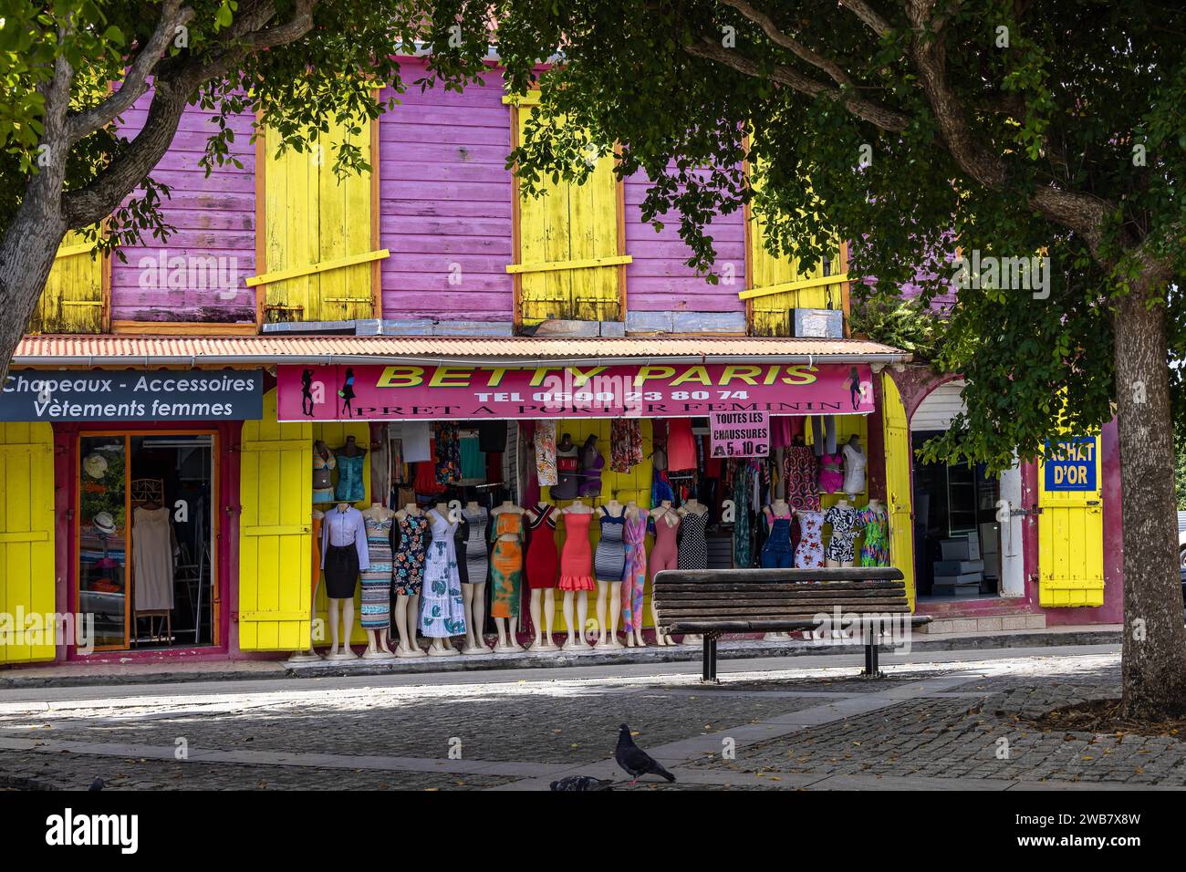 GUADALUPA (971), CARAIBI, GRANDE-TERRE, LE MOULE Foto Stock